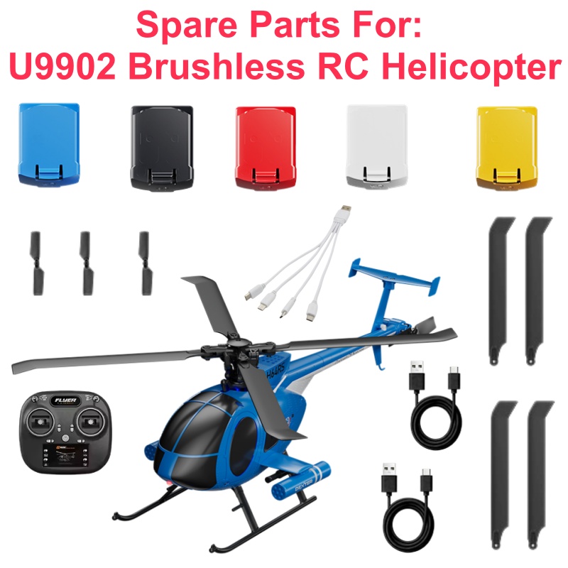 Rc Helicopter Coaxial - U9902 Fırçasız Optik Akışlı RC Helikopter,