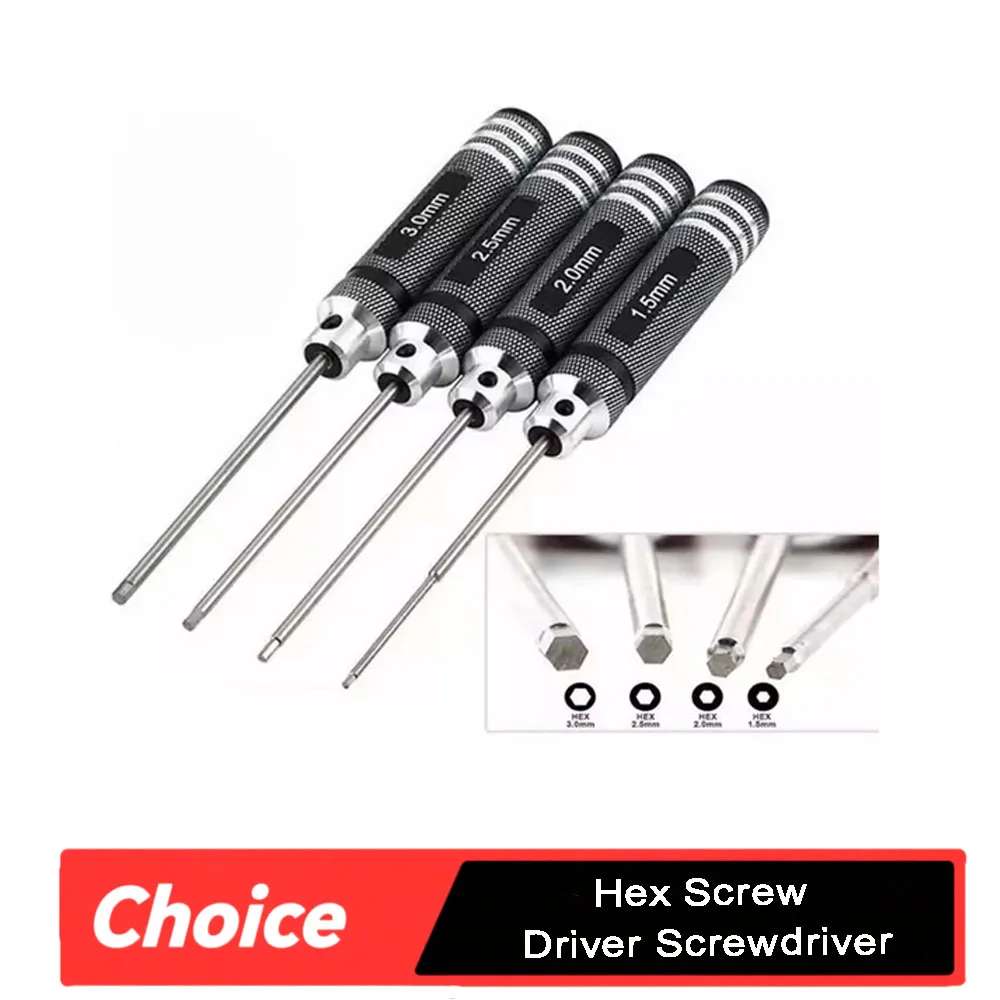 Rc Helicopter Tool Kit - 1,5/2,0/2,5/3,0 mm Altıgen Uçlu Tornavida Seti